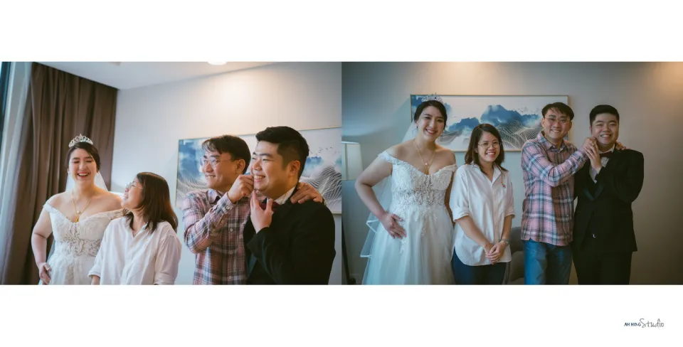 Yit Loong & Diana quiet couple portrait on wedding day, family memory frame 51, by Famous Bridal Kuantan