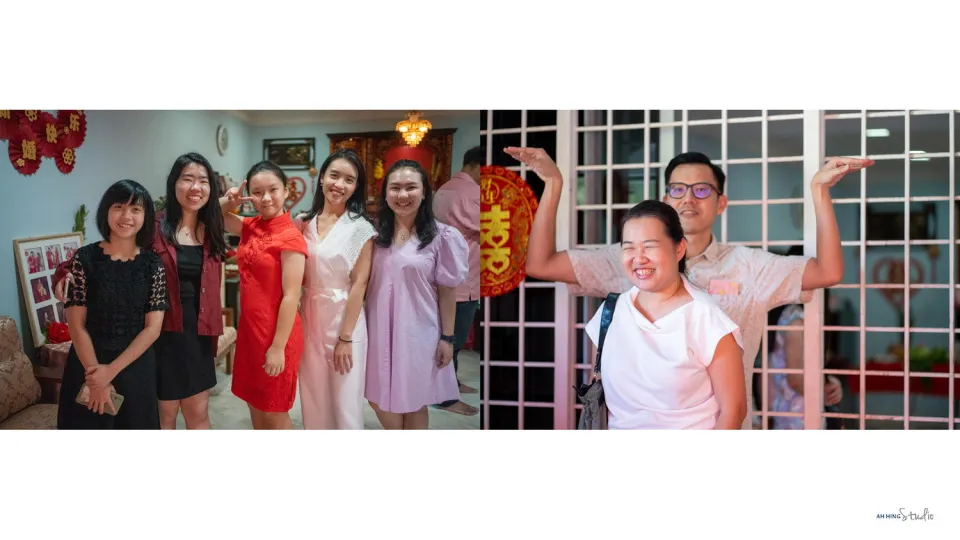 Zhen Hui & May Lee family blessing wedding portrait, guided portrait sequence frame 46, by Famous Bridal Kuantan