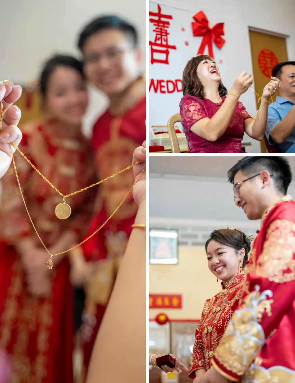 Zhen Wei & Chen Xian traditional Chinese wedding detail, quiet in-between moment frame 10, by Famous Bridal Kuantan