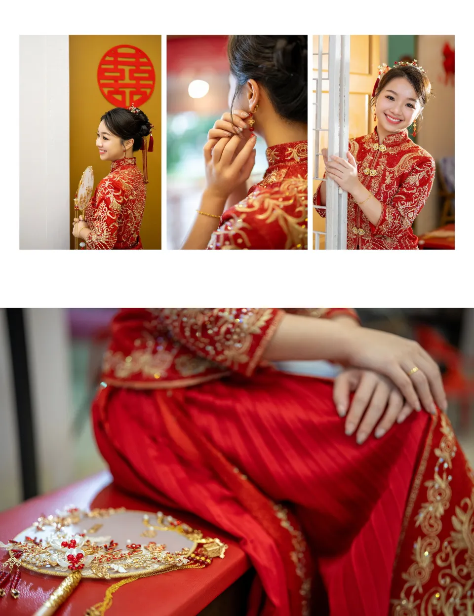 Zhen Wei & Chen Xian natural bride and groom portrait, quiet in-between moment frame 02, by Famous Bridal Kuantan