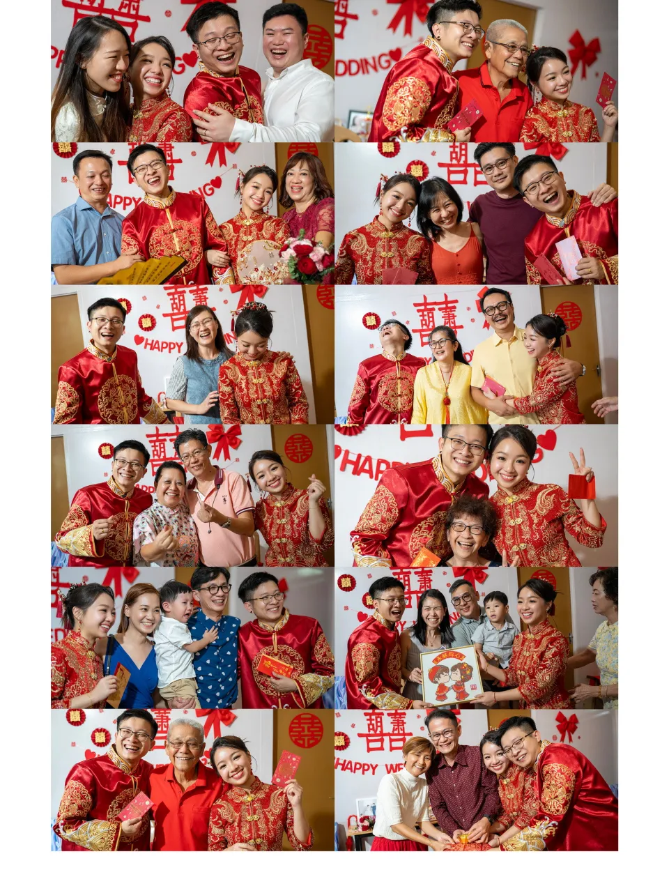 Zhen Wei & Chen Xian quiet couple portrait on wedding day, family memory frame 11, by Famous Bridal Kuantan