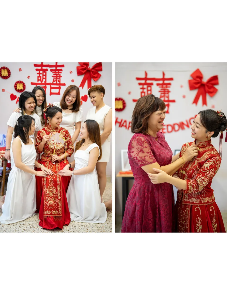 Zhen Wei & Chen Xian wedding reception detail, documentary transition frame 08, by Famous Bridal Kuantan