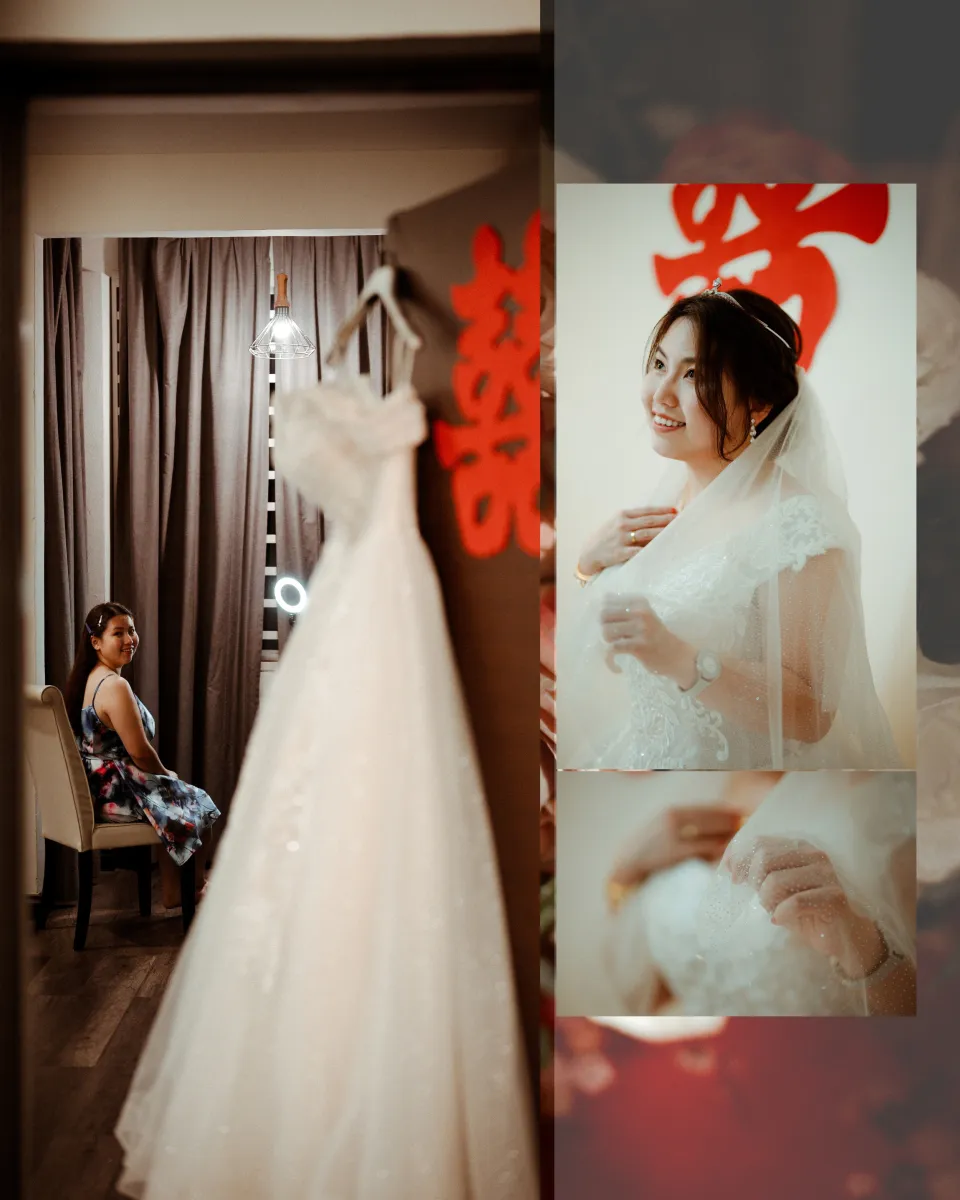 Zi Hao & Fang Yin Chinese tea ceremony blessing, family memory frame 03, by Famous Bridal Kuantan
