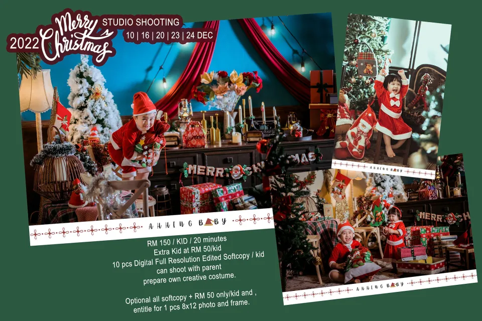 Christmas studio photo session in Kuantan 01