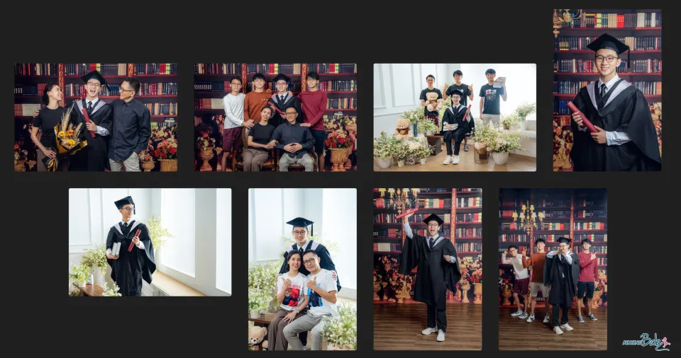 Kuantan Convocation studio photo package and family photo