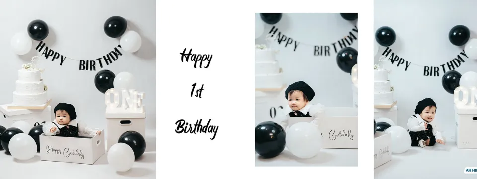 Kid's first birthday photo shoot